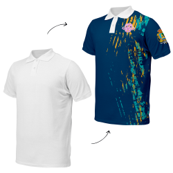 Polo petanca personalizado 100% fullprint