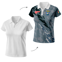 Polo de mujer petanca personalizado 100% fullprint