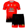 Conjunto fútbol sublimado Bits Fire