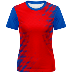 Camiseta fútbol de mujer sublimada Zig Zag