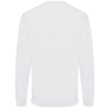 Sudadera tallas grandes cuello redondo de algodón orgánico Iqoniq ZION blanca
