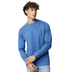 Sudadera cuello redondo de algodón reciclado Iqoniq DENALI