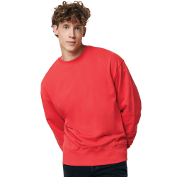 Sudadera cuello redondo de algodón reciclado Iqoniq KRUGER