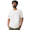Camiseta de algodón reciclado Iqoniq KAKADU blanca