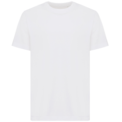 Camiseta tallas grandes de algodón reciclado Iqoniq KAKADU blanca