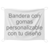 Bandera personalizable 115x150 cm con gomas