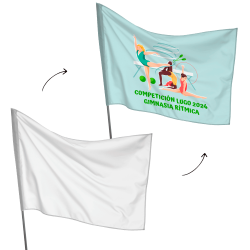 Bandera personalizable 75x100 cm para mástil