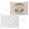 Bandera personalizable 100x75 cm con anillas y refuerzo