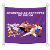 Bandera personalizable 115x150 cm con anillas y refuerzo