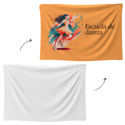 Bandera personalizable 50x75 cm con velcro