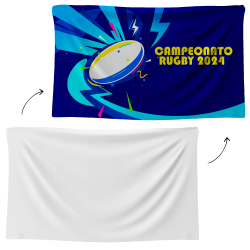 Bandera personalizable 70x120 cm con velcro