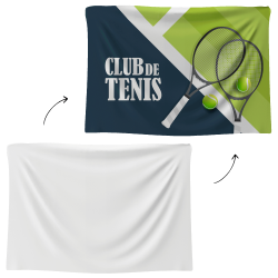 Bandera personalizable 145x100 cm con velcro