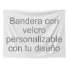 Bandera personalizable 115x150 cm con velcro