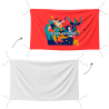 Bandera personalizable 70x120 cm con tiras
