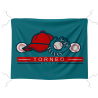 Bandera personalizable 115x150 cm con tiras