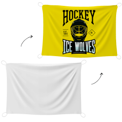 Bandera personalizable 60x90 cm con gomas