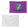 Bandera personalizable 100x150 cm con gomas