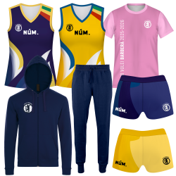 Pack opcional femení Club Volei Barberà