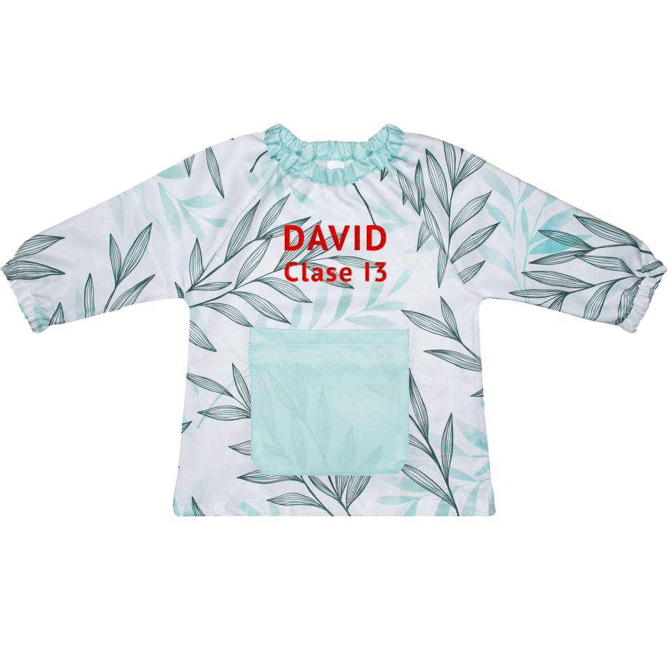 Bata Saco Hojas personalizada