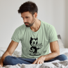 Camiseta de pijama manga corta personalizada