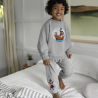 Conjunto pijama sudadera infantil personalizado