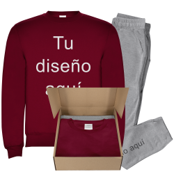 Conjunto pijama sudadera personalizado