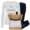Conjunto pijama manga larga de mujer personalizado