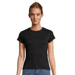 Camiseta acanalada de mujer Sol's SARA colores