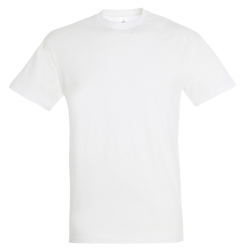 Camiseta tallas grandes Sol's TITAN blanca