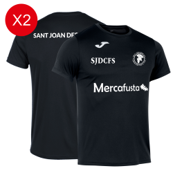 Pack dues samarretes negres Record