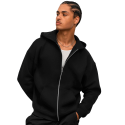 Sudadera con cremallera y capucha Sol's JELO