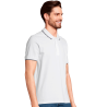 Polo bicolor Sol's PALERMO blanco