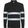 Polo alta visibilidad de manga larga tallas grandes Roly FORAN L/S