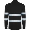 Polo alta visibilidad de manga larga tallas grandes Roly FORAN L/S