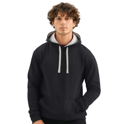 Sudadera bicolor con capucha Sol's CAMERON