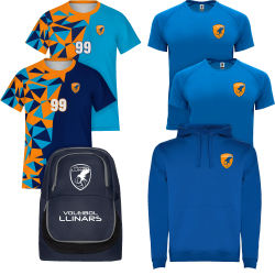 Pack opcional masculí Benvinguda Benjamí-Aleví + Motxilla