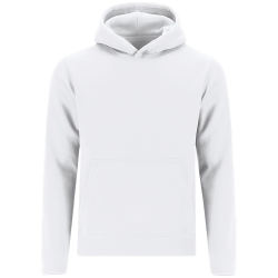 Sudadera con capucha infantil Makito DRACO blanca