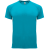 Camiseta técnica para casales colores oscuros impresa a 1 tinta