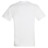 Camiseta blanca para casales impresa a 1 tinta