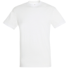 Camiseta blanca para casales impresa a 1 tinta