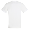 Camiseta blanca para casales impresa a 1 tinta