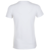 Camiseta blanca de mujer para casales impresa a 1 tinta