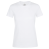 Camiseta blanca de mujer para casales impresa a 1 tinta