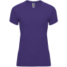 Camiseta técnica de mujer para casales colores oscuros impresa a 1 tinta