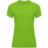 Camiseta técnica de mujer para casales colores oscuros impresa a 1 tinta