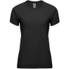 Camiseta técnica de mujer para casales colores oscuros impresa a 1 tinta