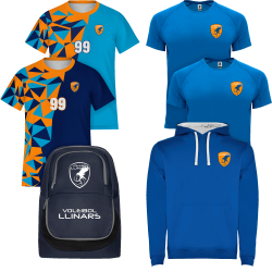 Pack opcional masculí Benvinguda Benjamí-Aleví + Motxilla