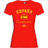Camiseta de mujer Campeones Mundial