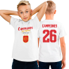 Camiseta infantil Campeones del Mundo