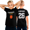 Camiseta infantil Campeones del Mundo
